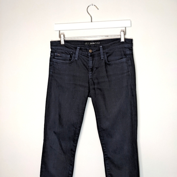 Joe’s Jeans Ankle Cigarette Pant Mid-Rise Jeans Reed Wash Size 26 Black Blue - Picture 3 of 12